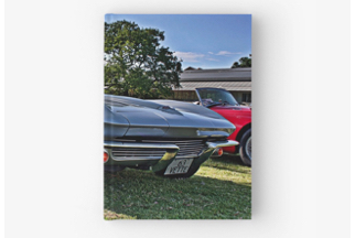Classic car hardcover journals